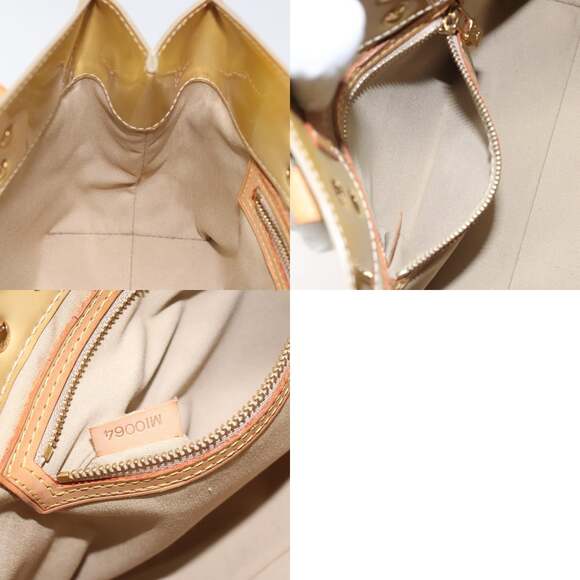 LOUIS VUITTON Monogram Vernis Reade PM Hand Bag Beige M91334 - Picture 12 of 12